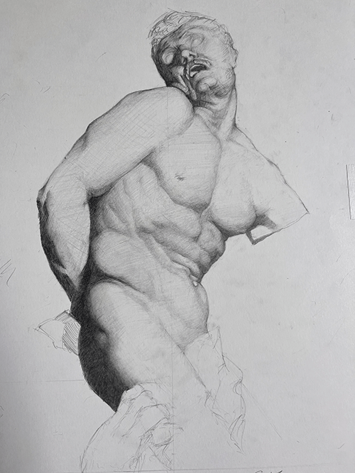 Greek Torso Canvas
