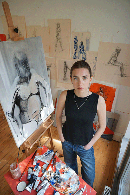 Portrait of Saskia in Studio
